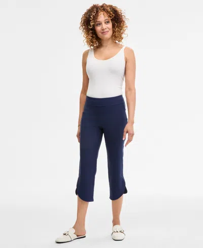 Jm Collection Women's Mid Rise Tulip-hem Capri Pants, Exclusively At Macy's