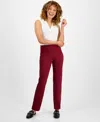 Jm Collection Women's Ponte-knit Pull-on Ankle Pants, Exclusively At Macy's In Multi