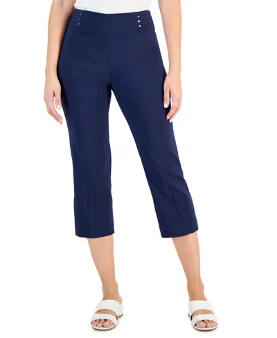 JM COLLECTION WOMEN'S PULL-ON CAPRI TUMMY-CONTROL PANTS, EXCLUSIVELY AT MACY'S