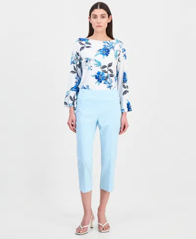 Jm Collection Women's Pull-on Capri Tummy-control Pants, Exclusively At Macy's In Multi