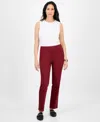 Jm Collection Women's Tummy-control Cambridge Slim-leg Pull-on Pants, Exclusively At Macy's In White