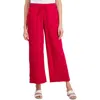 Jm Collection Womens Smocked Cotton Wide Leg Pants In Multi