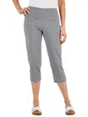 Jm Collection Women's Pull On Slim-fit Rivet Detail Cropped Pants, Created For Macy's In Multi
