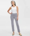 Jm Collection Womens Studded Rivet Pants Regular Short Lengths Pp 4x Created For Macys In Black