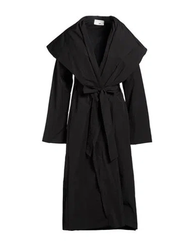 J'm Design Woman Overcoat & Trench Coat Black Size S Polyester, Cotton