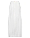 J'm Design Woman Pants White Size Xs Viscose, Linen In White