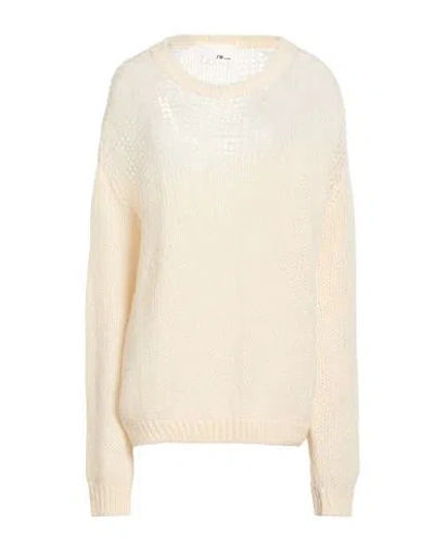 J'm Design Woman Sweater Cream Size 3 Polyamide, Alpaca Wool, Acrylic In White