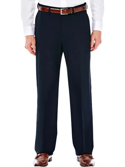 J.m. Haggar Joe Mens Classic Fit Suit Separate Dress Pants In Blue