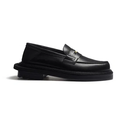 Jm Weston Mocassin Mule Sacai In Black