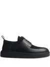 Jm Weston On Time Hunt Sneaker 201 In Black