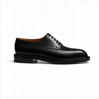 Jm Weston Smooth Calf Leather Dress Shoes In Black