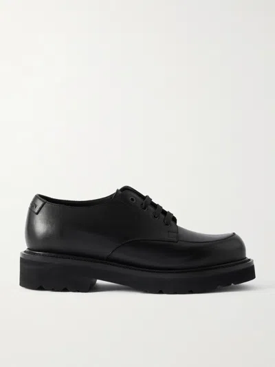 Jm Weston Weston & Sons Leather Derby Shoes In Animal Print