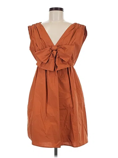 Pre-owned J.marie Casual Dress In Brown