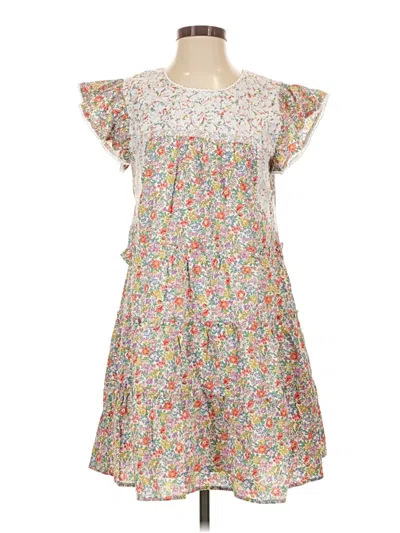 Pre-owned J.marie Casual Dress In White