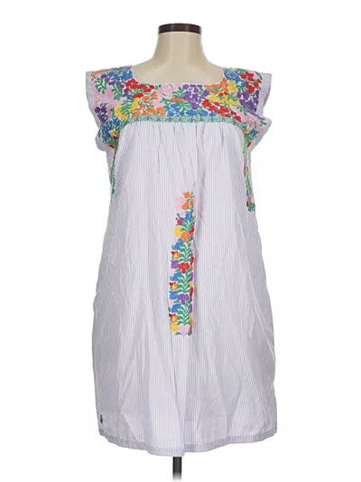Pre-owned J.marie Casual Dress In White