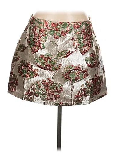 Pre-owned J.marie Casual Skirt In Silver