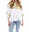 J.marie Clarissa Top In White In White