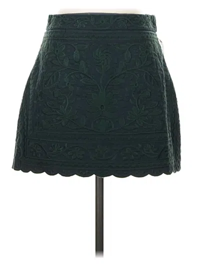 Pre-owned J.marie Formal Skirt In Green
