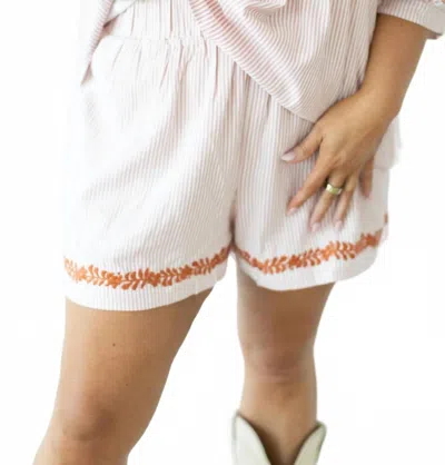 J.marie Jess Playful Shorts In Cream In White