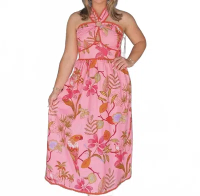 J.marie Playa Ric Rac Cross Dress In Pink