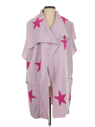 Pre-owned J.marie Poncho In Pink