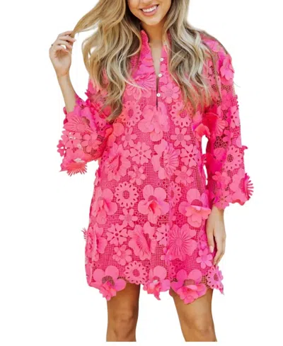 J.marie Seraphina Dress In Hot Pink