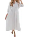 J.marie The Louisa Midi Dress In White In White
