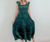 J.marie Tyler Ruffle Strap In Green In Green