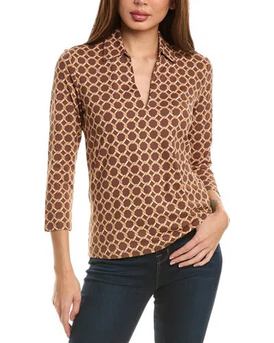 J.mclaughlin Aida T-shirt In Brown