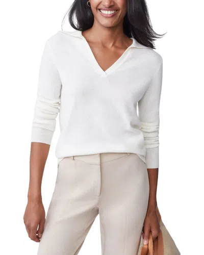 J.mclaughlin Alyce Cashmere Sweater In White