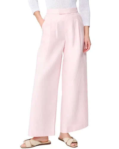 J.mclaughlin Amal Linen-blend Pant In Pink