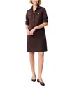 J.mclaughlin Amber Dress In Brown