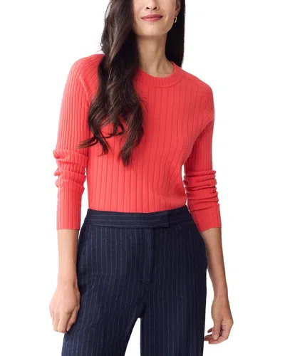 J.mclaughlin Anika Wool-blend Sweater In Red