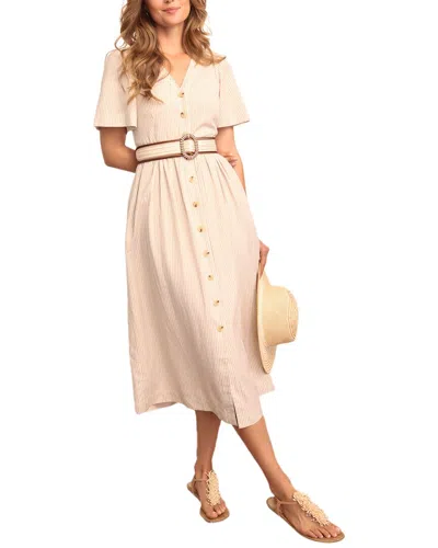 J.mclaughlin Annora Linen-blend Dress
