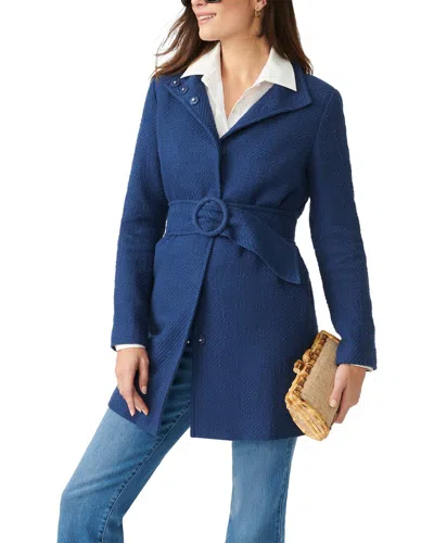 J.mclaughlin Arden Coat In Blue
