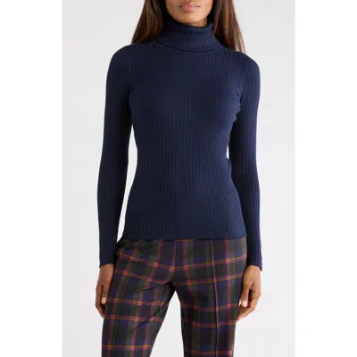 J.mclaughlin Jmclaughlin Arlette Turtleneck Sweater In Blue