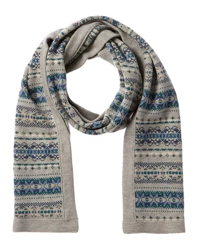 J.mclaughlin Arthur Wool Scarf In Grey