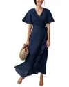 J.mclaughlin Aurora Linen-blend Dress
