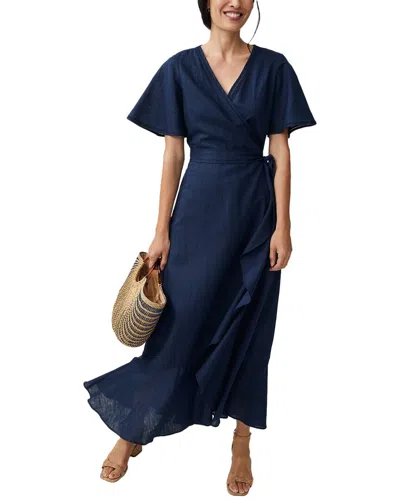 J.mclaughlin Aurora Linen-blend Dress
