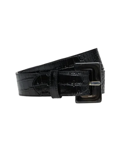 J.mclaughlin Briggs Leather Belt In Black
