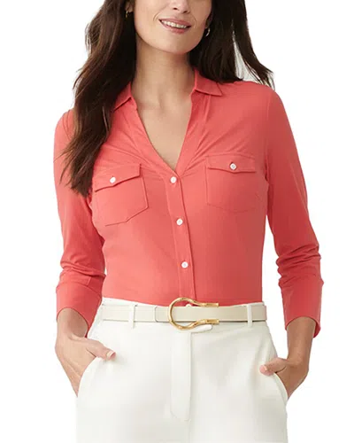 J.mclaughlin Brynn Knit Top In Pink
