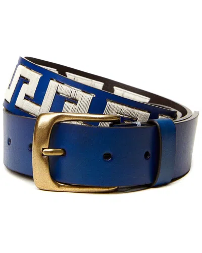 J.mclaughlin Caerus Leather Belt In Blue