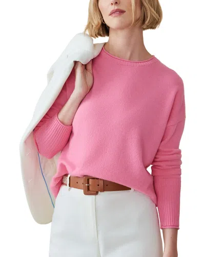 J.mclaughlin Caitie Cashmere Sweater In Pink
