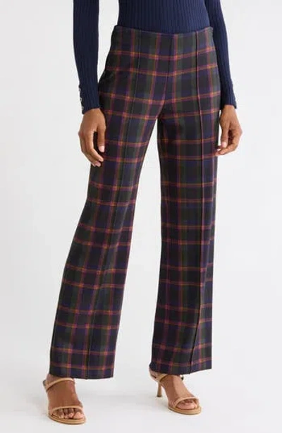 J.mclaughlin Jmclaughlin Calder Plaid Pants In Multi