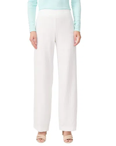J.mclaughlin Carter Linen-blend Pant In White