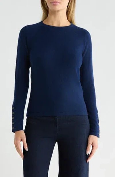J.mclaughlin Jmclaughlin Cashmere Sweater In Blue