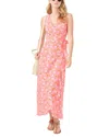 J.mclaughlin Cerise Linen-blend Dress