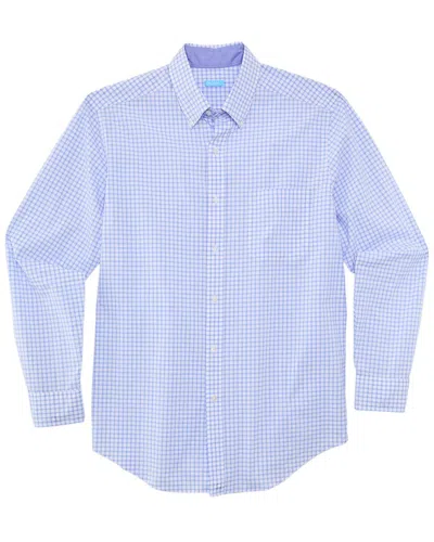 J.mclaughlin Collis Woven Shirt In Blue