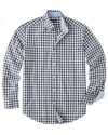 J.mclaughlin J. Mclaughlin Collis Woven Shirt In Blue