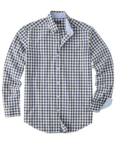 J.mclaughlin J. Mclaughlin Collis Woven Shirt In Blue